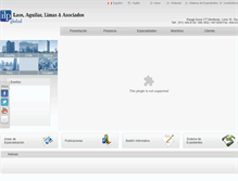 Tablet Screenshot of lal.com.pe